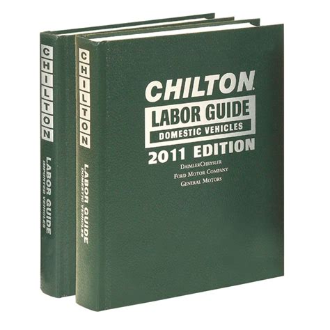 Chilton Manuals [184291] Chilton 2011 Labor Guide Manual Set Chilton 2011 Labor Guide Manual Set ...