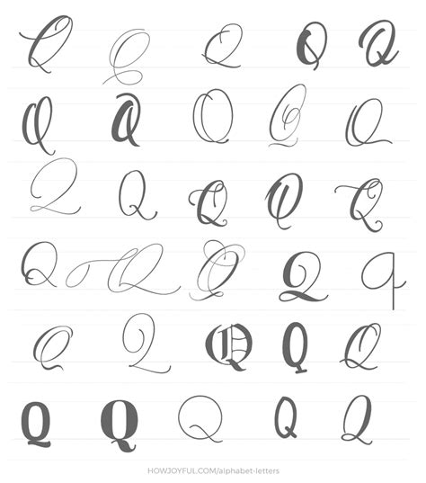 Impressive Tips About How To Write A Capital Q In Cursive - Unfuture38