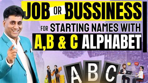 Name Numerology I Starting Names With ABC Alphabet I ABC Alphabet I ...