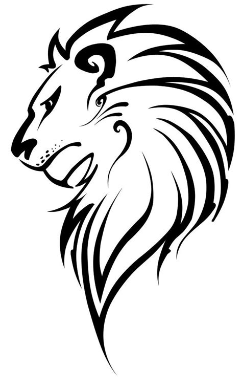 simple drawing lion