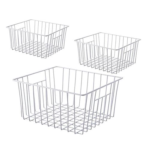 Buy Freezer Wire Baskets, Kitchen Storage Organizer Bins for Chest and ...