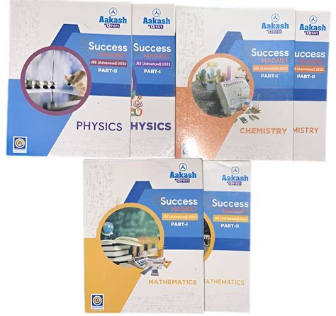 AAKASH Success Magnet for JEE Advanced (Combo of 6 books) – Study Buddy ...