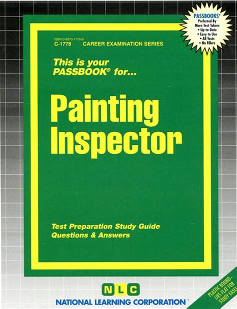 Buy Painting Inspector: Passbooks Study Guide: Test Preparation Study ...