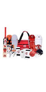 SG R.P.M. Sports Economy Kashmir Willow Cricket Kit (Assorted, Size - 6 ...