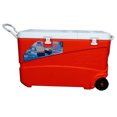 Cosmoplast UAE Plastics Ice box with wheels 95, Capacity: 102 Ltr