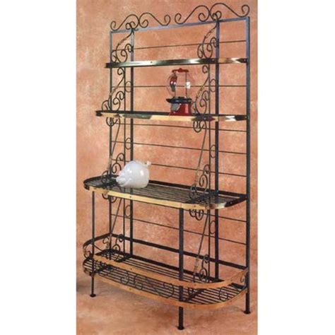 Wrought Iron Corner Bakers Rack | Foter