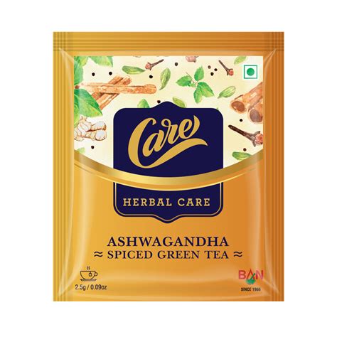 Buy Ashwagandha Spiced Green Tea | India – Care