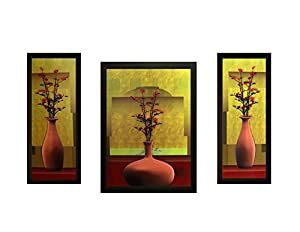SAF Reprint UV Textured Painting for Wall Decoration (Set of 3, 35 x 2 ...