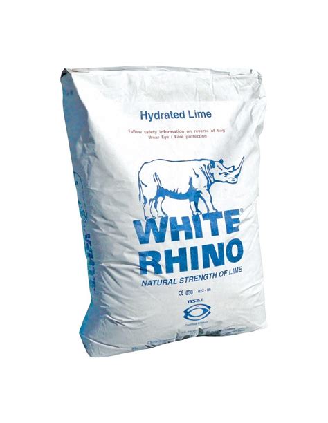 RHINO HYDRATED LIME 25KG BAG