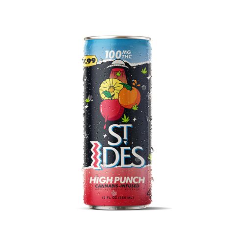 HIGH PUNCH | 12OZ FRUIT PUNCH 100MG - ST IDES