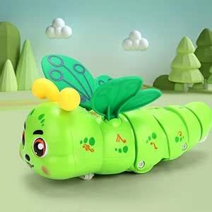 Buy GoldiMec Crawling Caterpillar Toys | Musical Light Up Toy Animal ...
