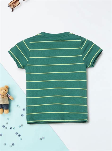 Buy Boys Striped T-shirt Online at just Rs. 199.0 - 1000016160461 | Max ...