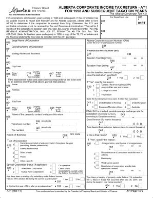 2014 Form Canada AT1 Fill Online, Printable, Fillable, Blank - pdfFiller
