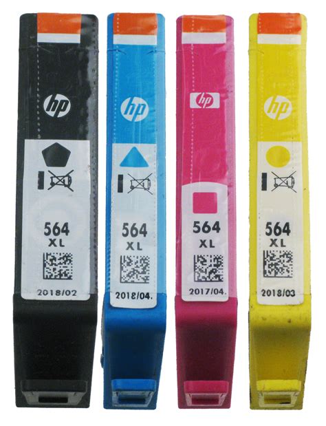 Genuine HP 564XL Ink Cartridge - 4 Pack-1365752