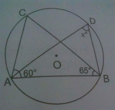 if angle ABC=65 CAB=60 FIND ADB - Brainly.in