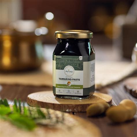 Purvina ® Organic Tamarind Paste - 200 gm | Preservative-Free | Pre ...