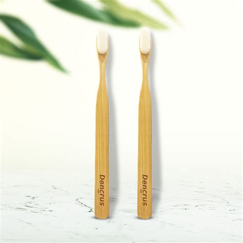 Dencrus Nano Bamboo Toothbrush with 20,000 Soft Nano Bristles ...