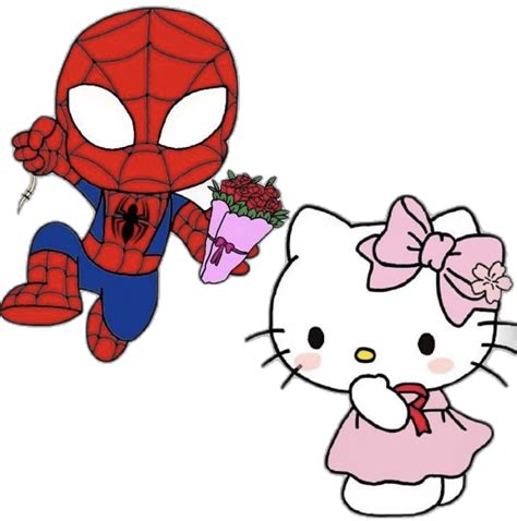 spider-man and hello kitty