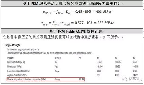 FKM规范 针对非焊接构件疲劳强度评估的实例介绍（下篇）_FKM_结构基础_疲劳_建筑_通用-仿真秀干货文章