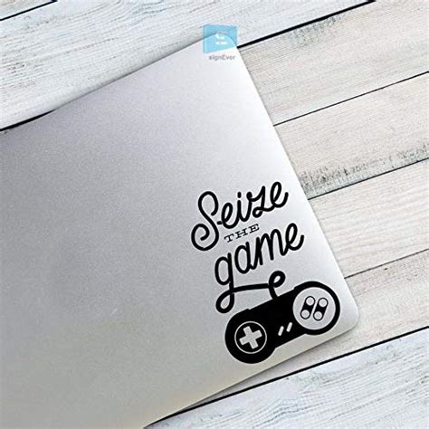SIGN EVER Seize The Game Controller Stickers for Laptop Skin 15.6 14 13 ...