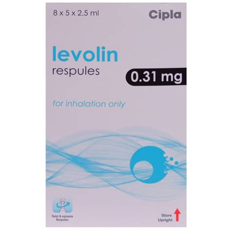 Levolin 0.31 mg Respules | Uses, Side Effects, Price | Apollo Pharmacy