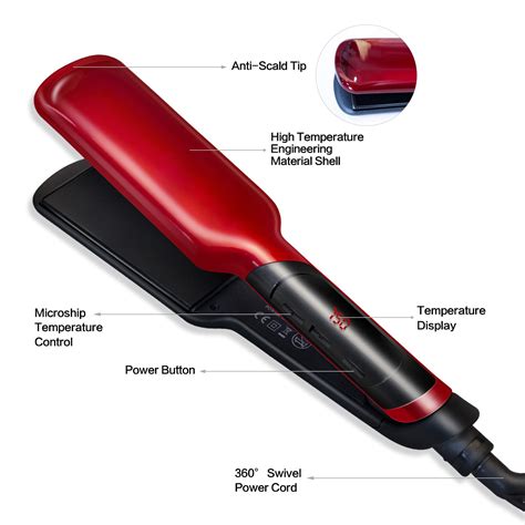 Hair Straightener Wide Plate Straightening Irons H... – Grandado