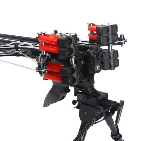 Marksman New RS-X7 Black Panther Crossbow Red Round Rubber Bands ...