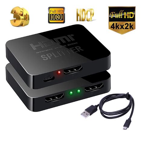 AST Works Ultra HD 4K 2-Port HDMI Bi-Directional 2x1 Switch Switcher ...