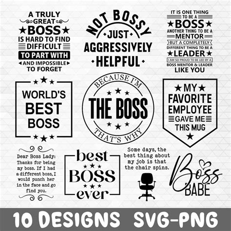 Buy Boss Svg Bundle, Boss Svg, Big Boss Svg, the Boss Svg, Because I'm ...
