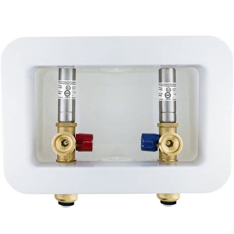 Buy Dyconn Washing Machine Outlet Box with Water Hammer Arrestor, 1/2 ...