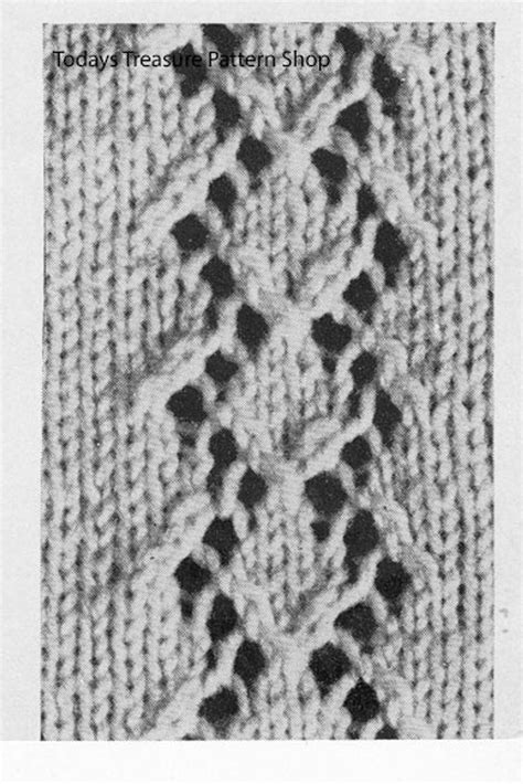 Knitted Diamond Pattern 的图像结果