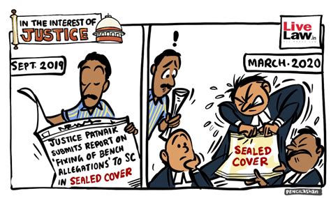 [CARTOON] Justice Patnaik panel submits report on 'fixing of benches ...