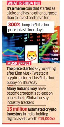 Shiba Inu price today: Meme crypto coin that's turning many Indians ...