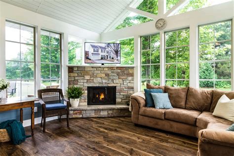 Three Season Porch Transitional Ranch — Degnan Design-Build-Remodel
