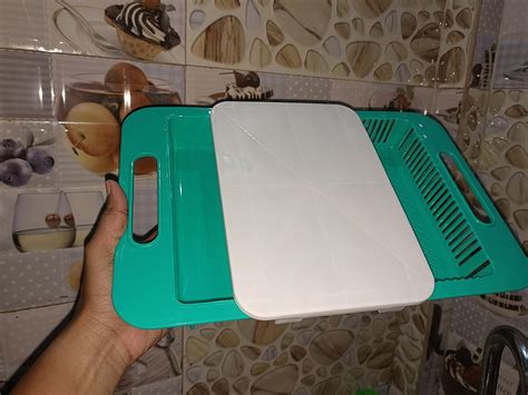 Buy Wisus Traders 3 in 1 Chopping Board with Tray and Strainer ...