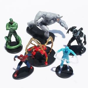 smart anime buy The Amazing Spider-Man Set Of 6 Pcs. Spiderman, Lizard ...