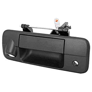 X AUTOHAUX Black Car Rear Door Liftgate Latch Tailgate Handle with Key ...