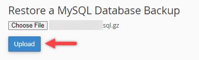 Restore Database MySQL 的图像结果