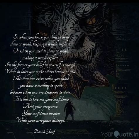 So when you know you dont... | Quotes & Writings by Danish Yusuf ...