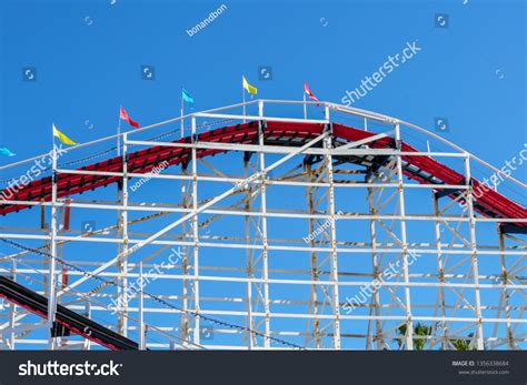 Iconic Giant Dipper Roller Coaster Belmont Stock Photo 1356338684 | Shutterstock
