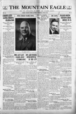 Daily Mountain Eagle from Jasper, Alabama - Newspapers.com™