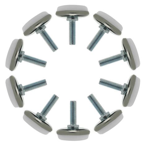 M6 x 20 x 30 Leveling Feet Protector Floor Adjustable Leveler for Desk ...