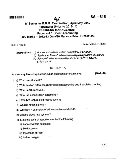 Exam May 2015, questions - llllllllllll||||ll|||||l||l|||||| 46 SA ...