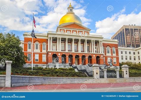 Massachusetts State Capital Building, Boston Royalty-Free Stock Photography | CartoonDealer.com ...