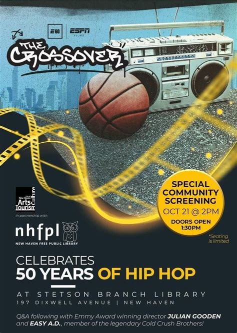 The Crossover Celebrates 50 Years Of Hip Hop at Stetson Branch Library ...