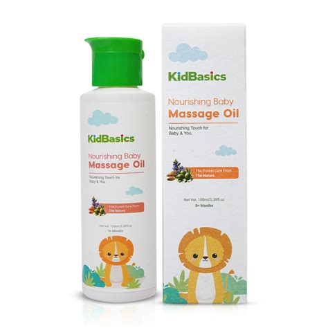 Baby Massage Oil | All Natural Ingredients | 100 ML | KidBasics