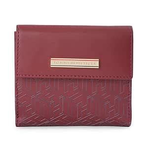 Buy Tommy Hilfiger Freyna Women Small Zip Around Wallet - Burgundy, No ...