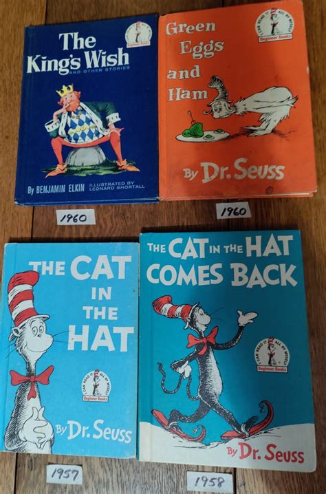 Dr. Seuss ~1957-1969 ~ First Edition Book Club~ 16 Book Lot +1 = Bonus ...