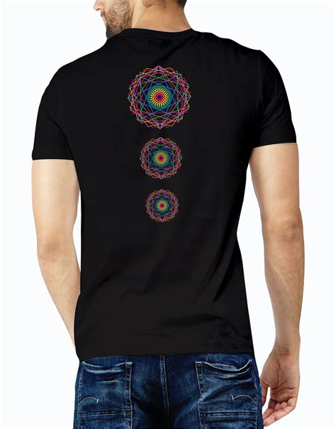 Buy Solar Plexus Graphic Back print tshirts for Men Online India ...