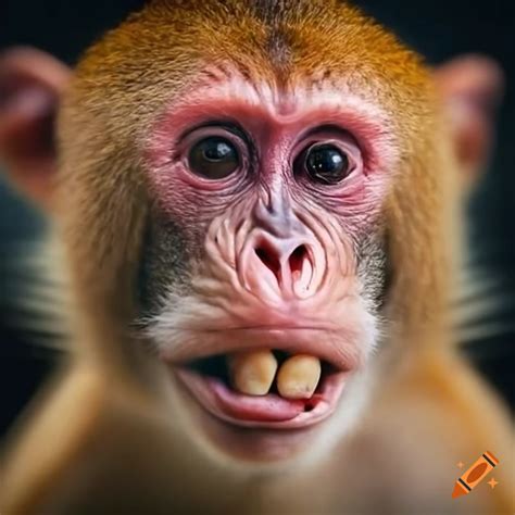 Funny monkey on Craiyon
